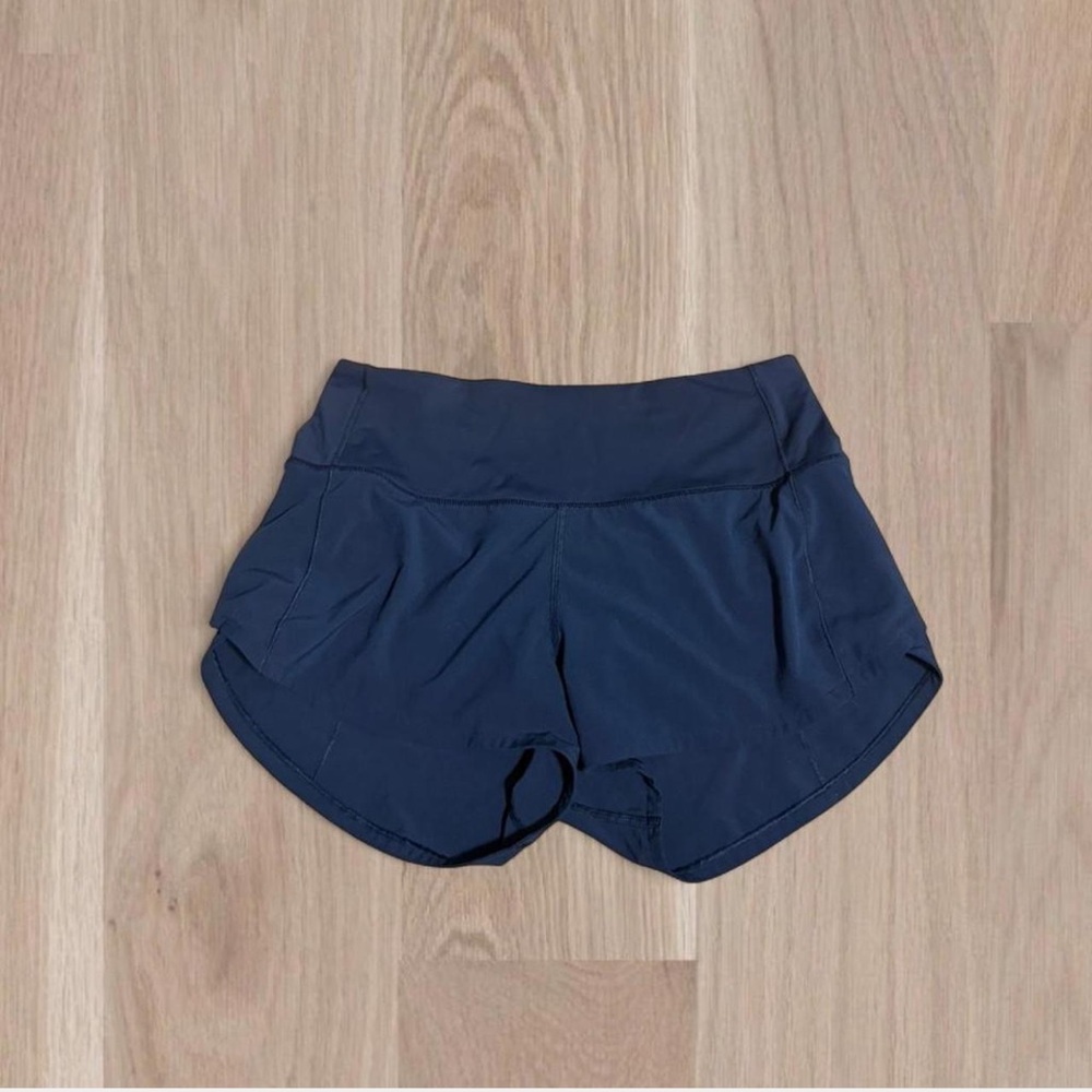 lululemon 2.5 high rise speed up short